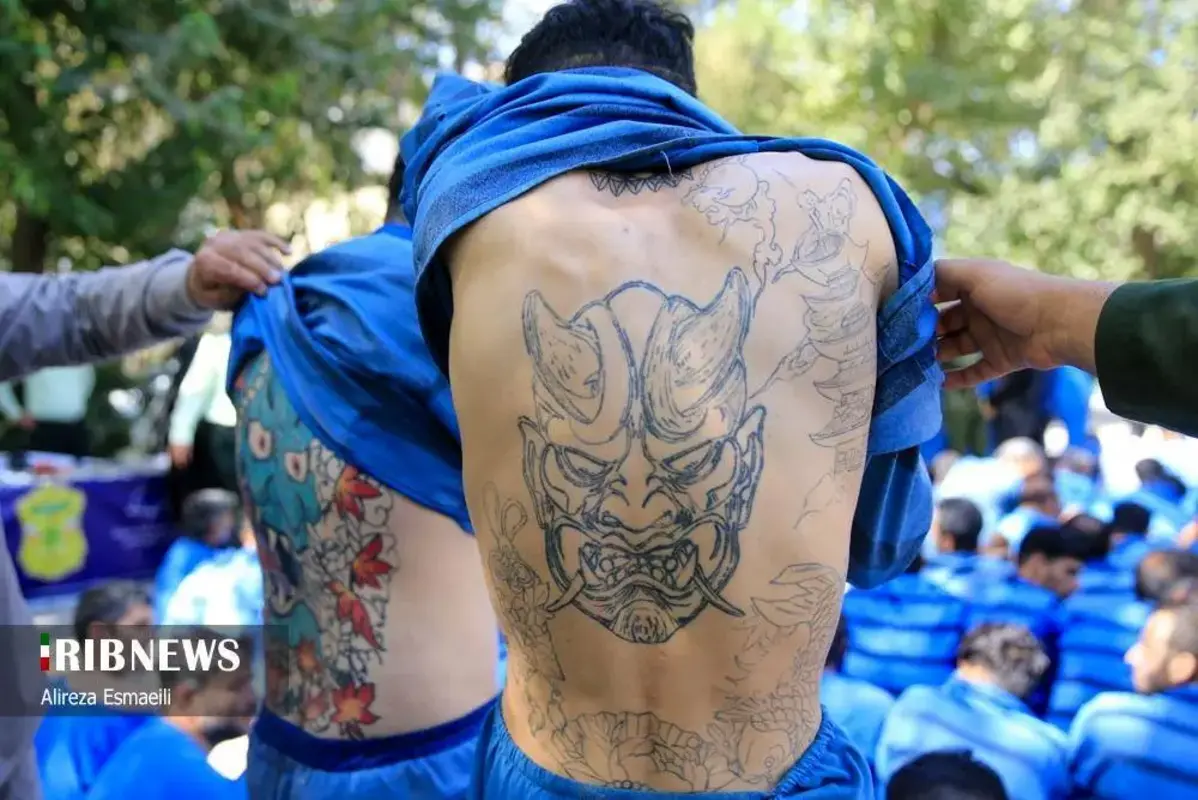 خالکوبی‌های عجیب روی بدن سارقان پایتخت