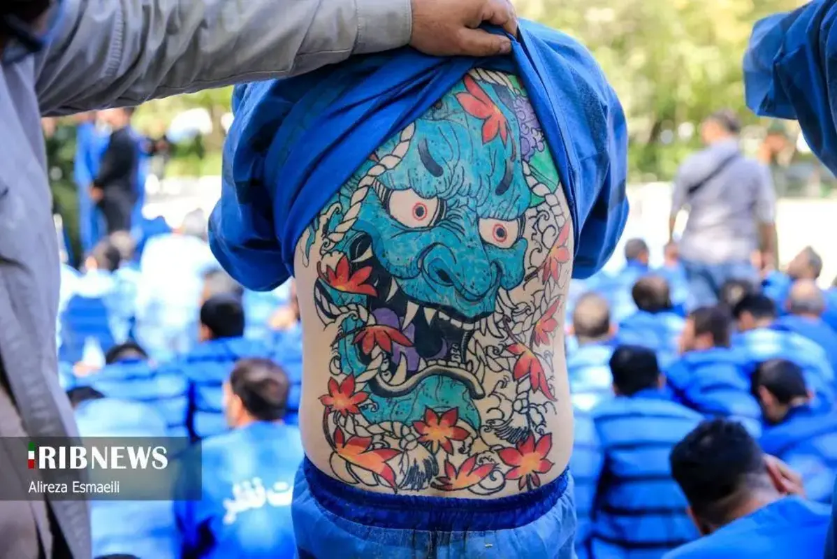 خالکوبی‌های عجیب روی بدن سارقان پایتخت