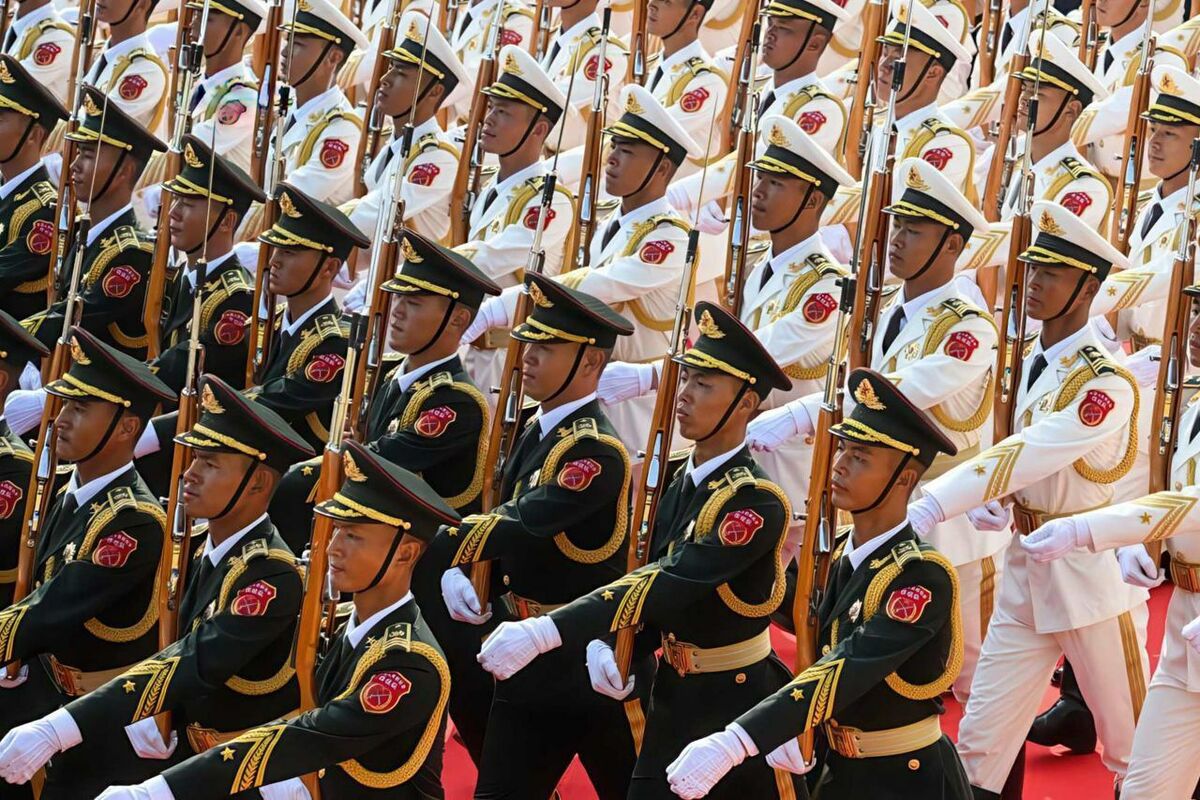 مراسم رژه جشن پیروزی چین با حضور پزشکیان