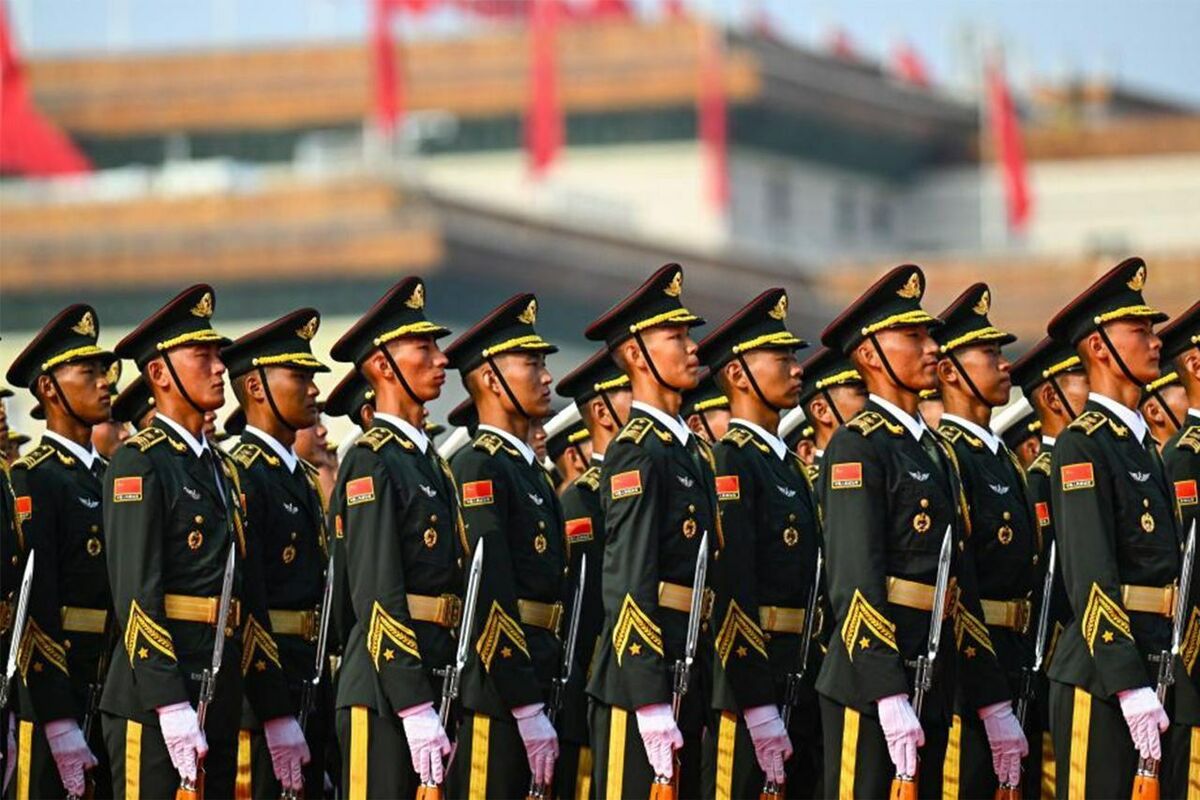 مراسم رژه جشن پیروزی چین با حضور پزشکیان