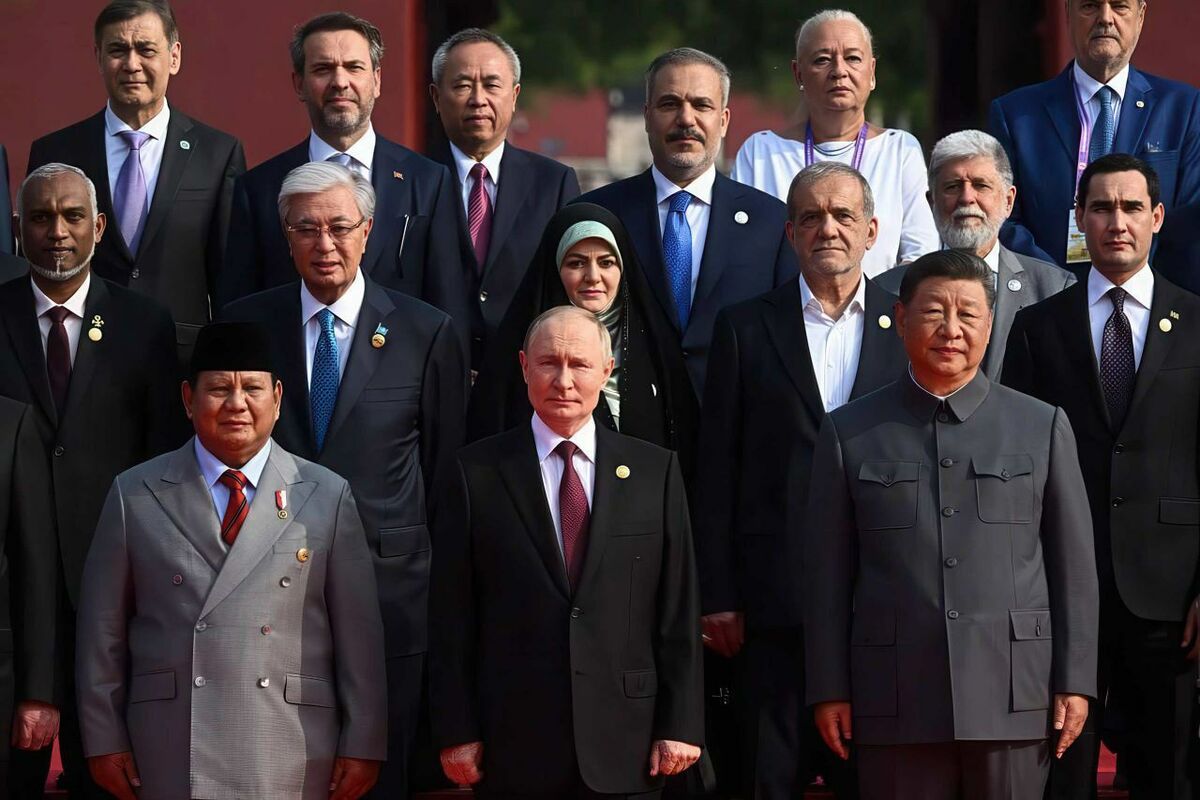 مراسم رژه جشن پیروزی چین با حضور پزشکیان