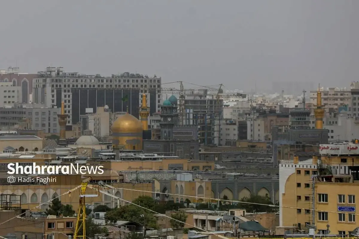 مشهد در مه آلودگی
