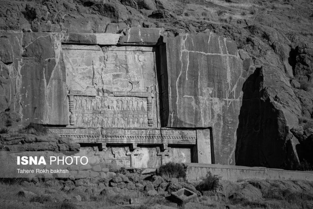 سیاه و سفید تخت‌جمشید