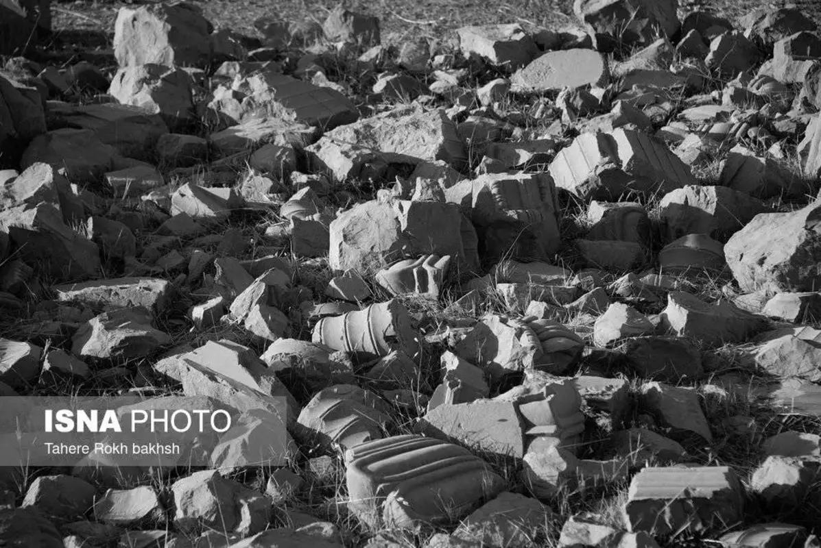 سیاه و سفید تخت‌جمشید