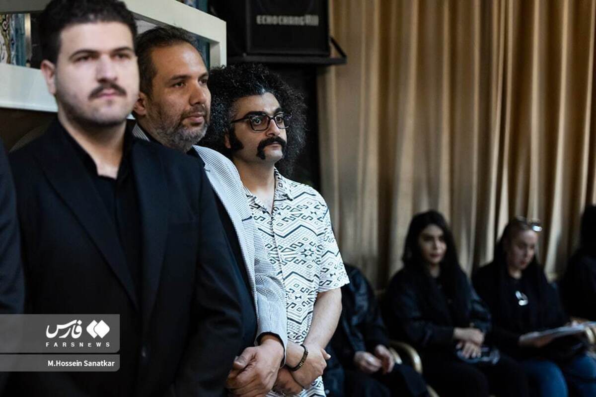 حضور هنرمندان در مراسم ختم امید جهان