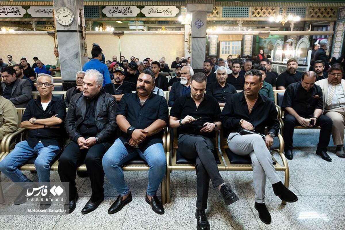 حضور هنرمندان در مراسم ختم امید جهان