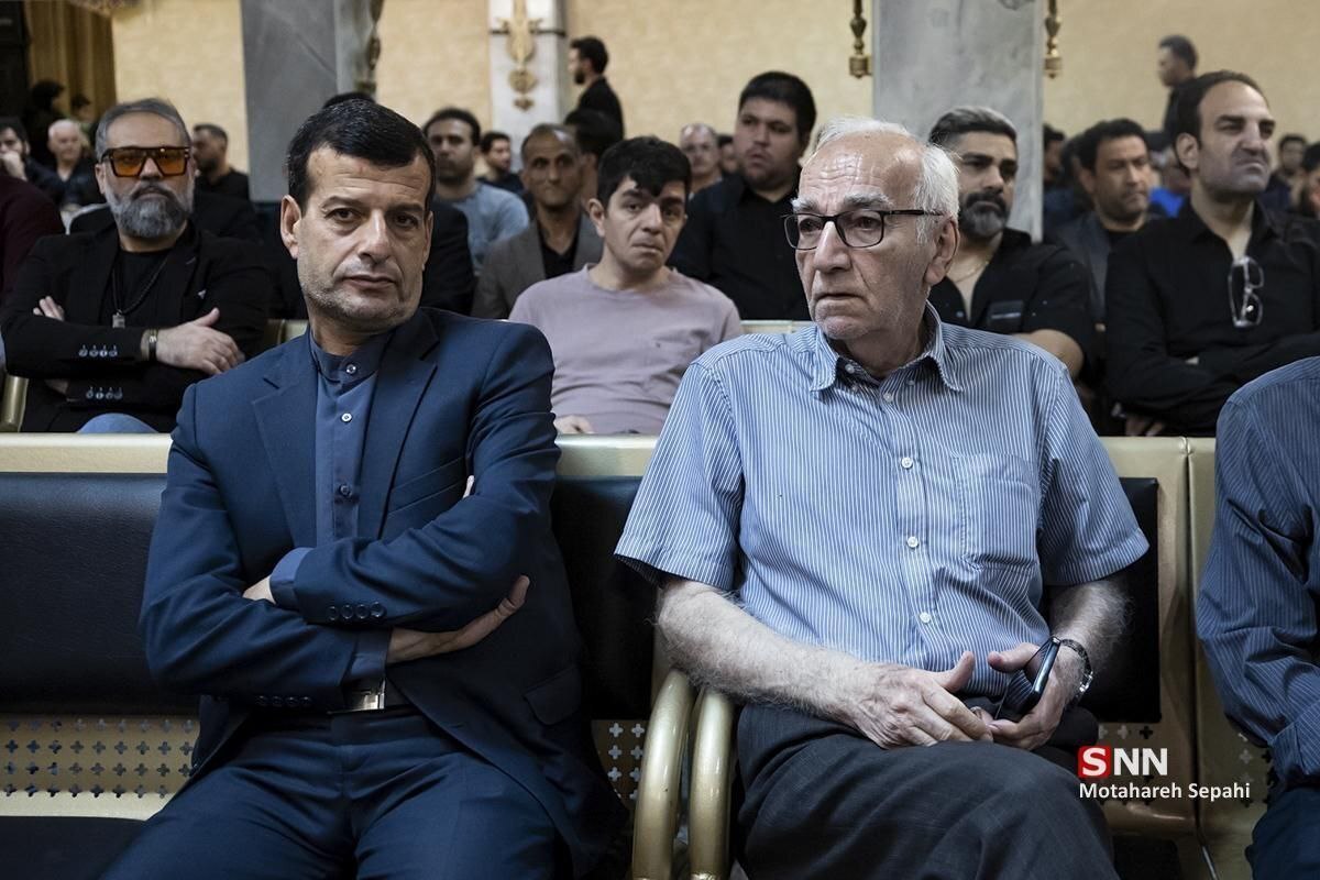 حضور هنرمندان در مراسم ختم امید جهان