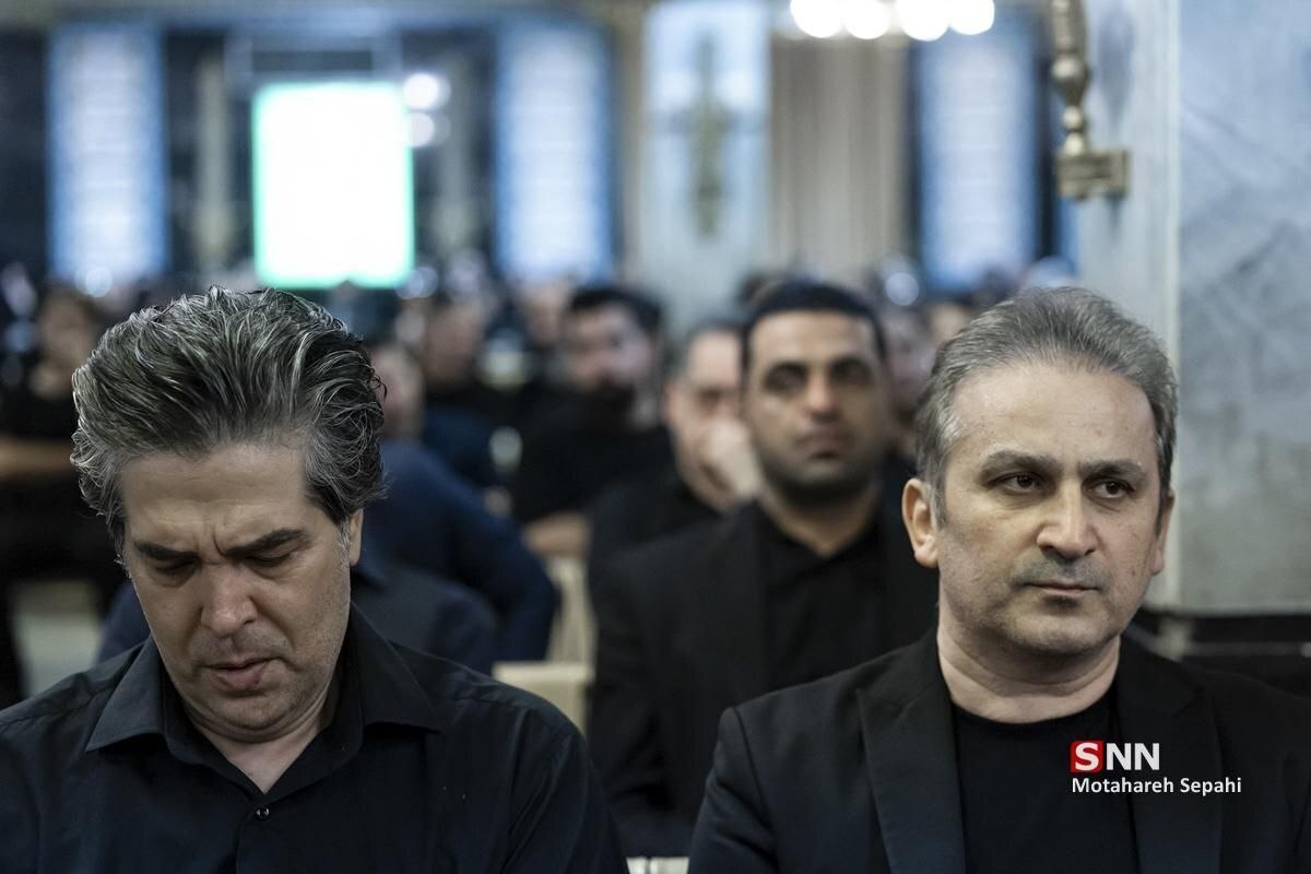 حضور هنرمندان در مراسم ختم امید جهان