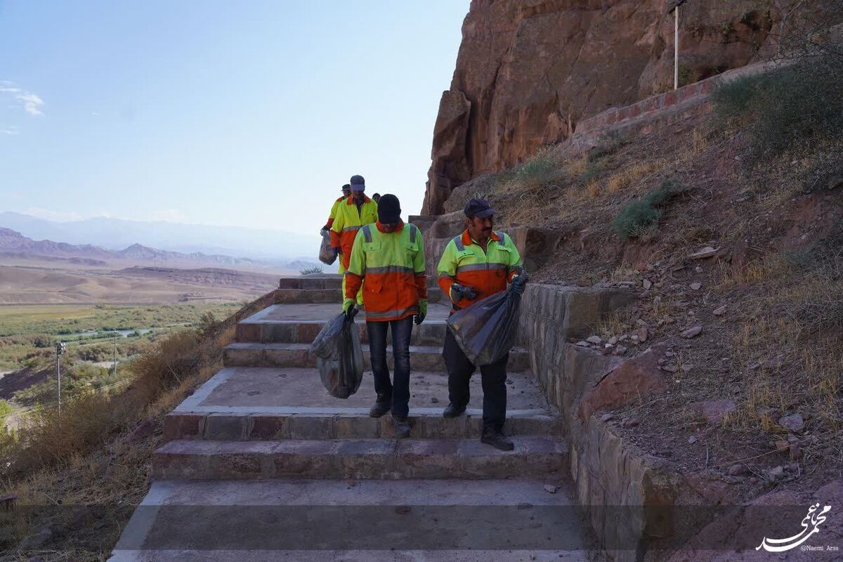 پویش پاکسازی ژئوسایت‌های ژئوپارک جهانی ارس