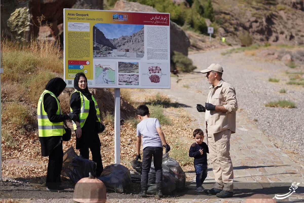 پویش پاکسازی ژئوسایت‌های ژئوپارک جهانی ارس