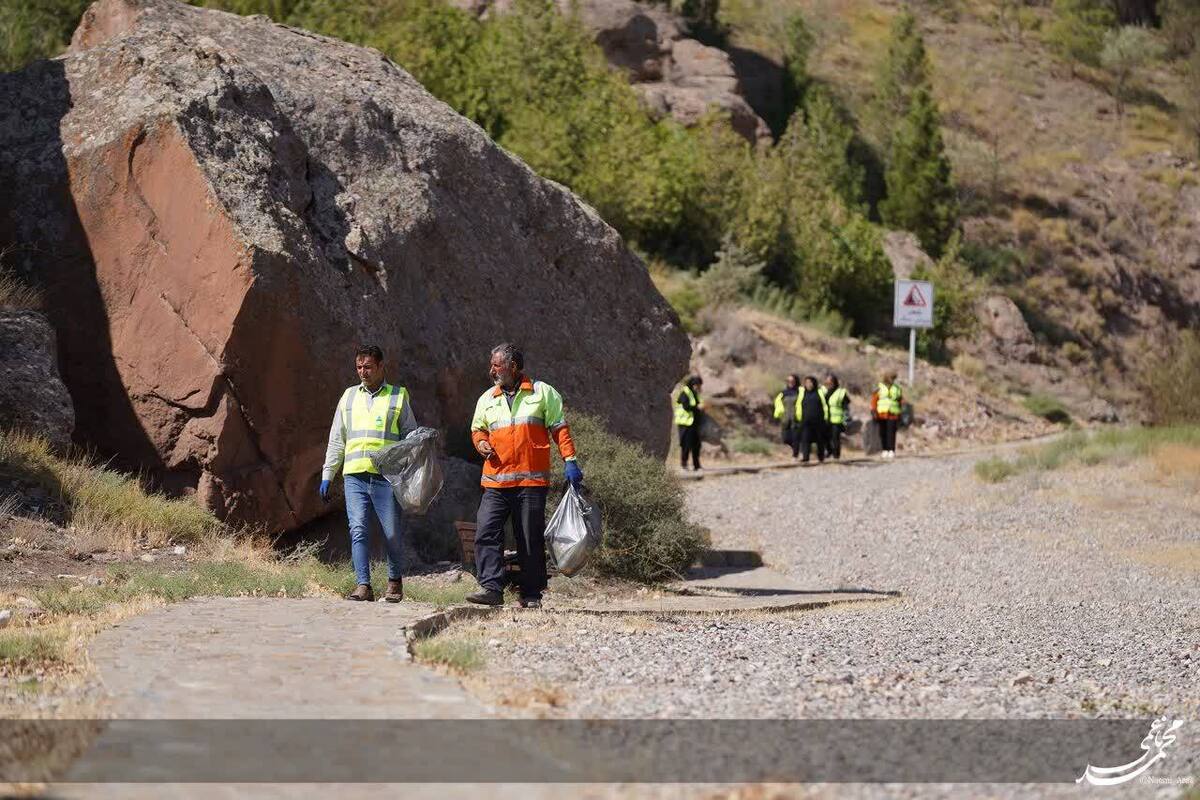 پویش پاکسازی ژئوسایت‌های ژئوپارک جهانی ارس