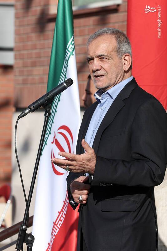 حضور پزشکیان در آیین بازگشایی مدارس