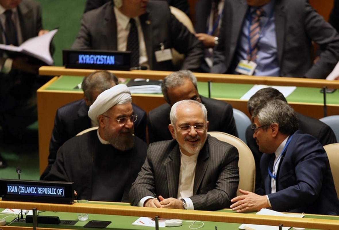 خوش وبش‌های حسن روحانی و جواد ظریف 