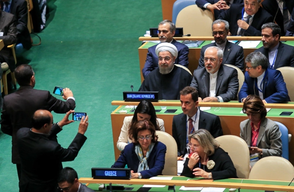 خوش وبش‌های حسن روحانی و جواد ظریف 