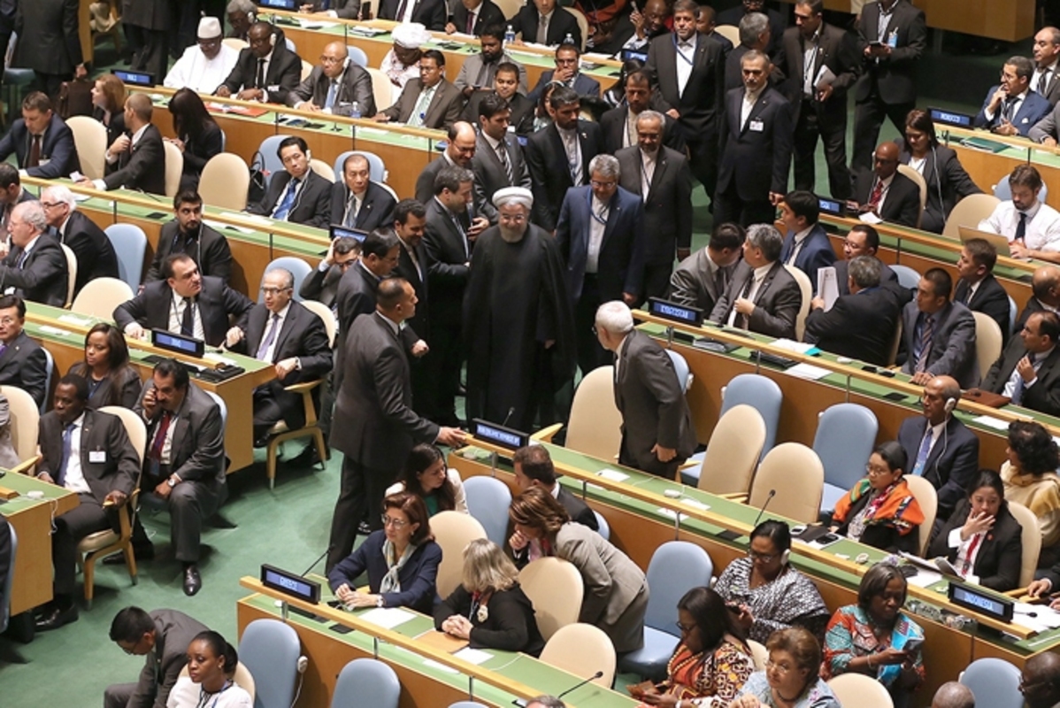 خوش وبش‌های حسن روحانی و جواد ظریف 