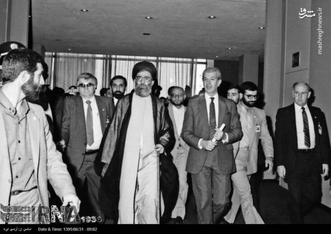 حضور آیت‌الله خامنه‌ای در سازمان ملل