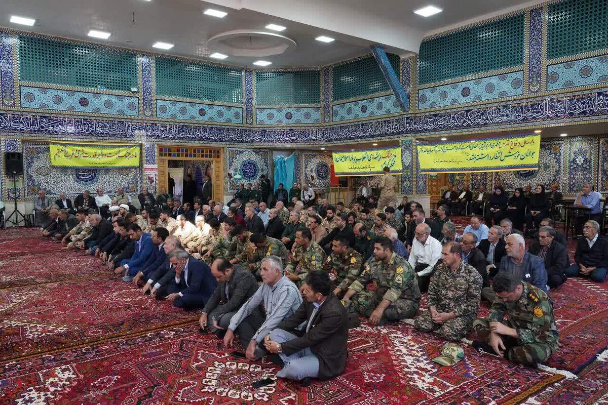 تجلیل از رزمندگان دفاع مقدس و جبهه مقاومت شهرستان جلفا