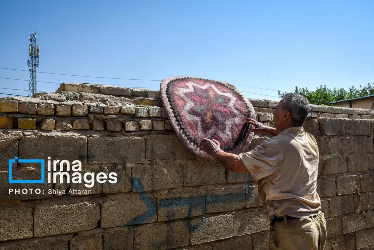 نمدمالی هنر کهن در غبار فراموشی