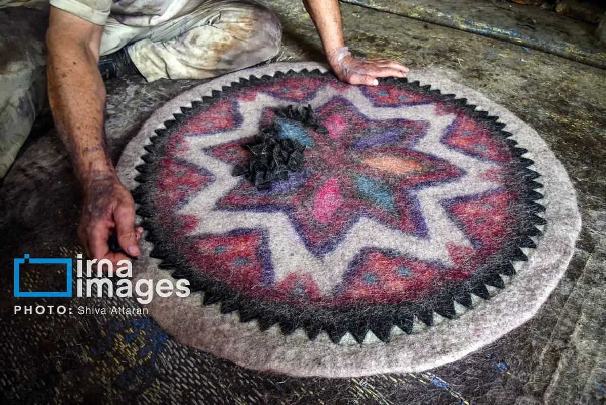 نمدمالی هنر کهن در غبار فراموشی