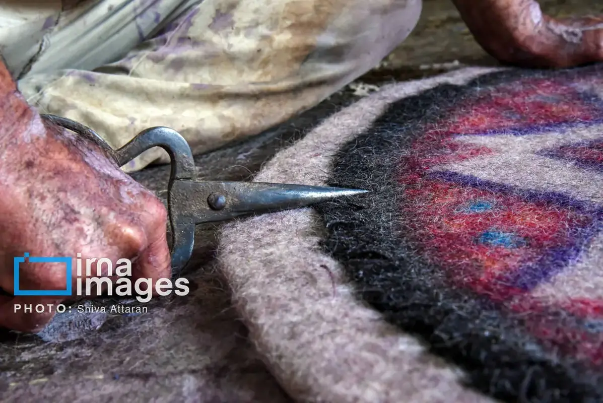 نمدمالی هنر کهن در غبار فراموشی