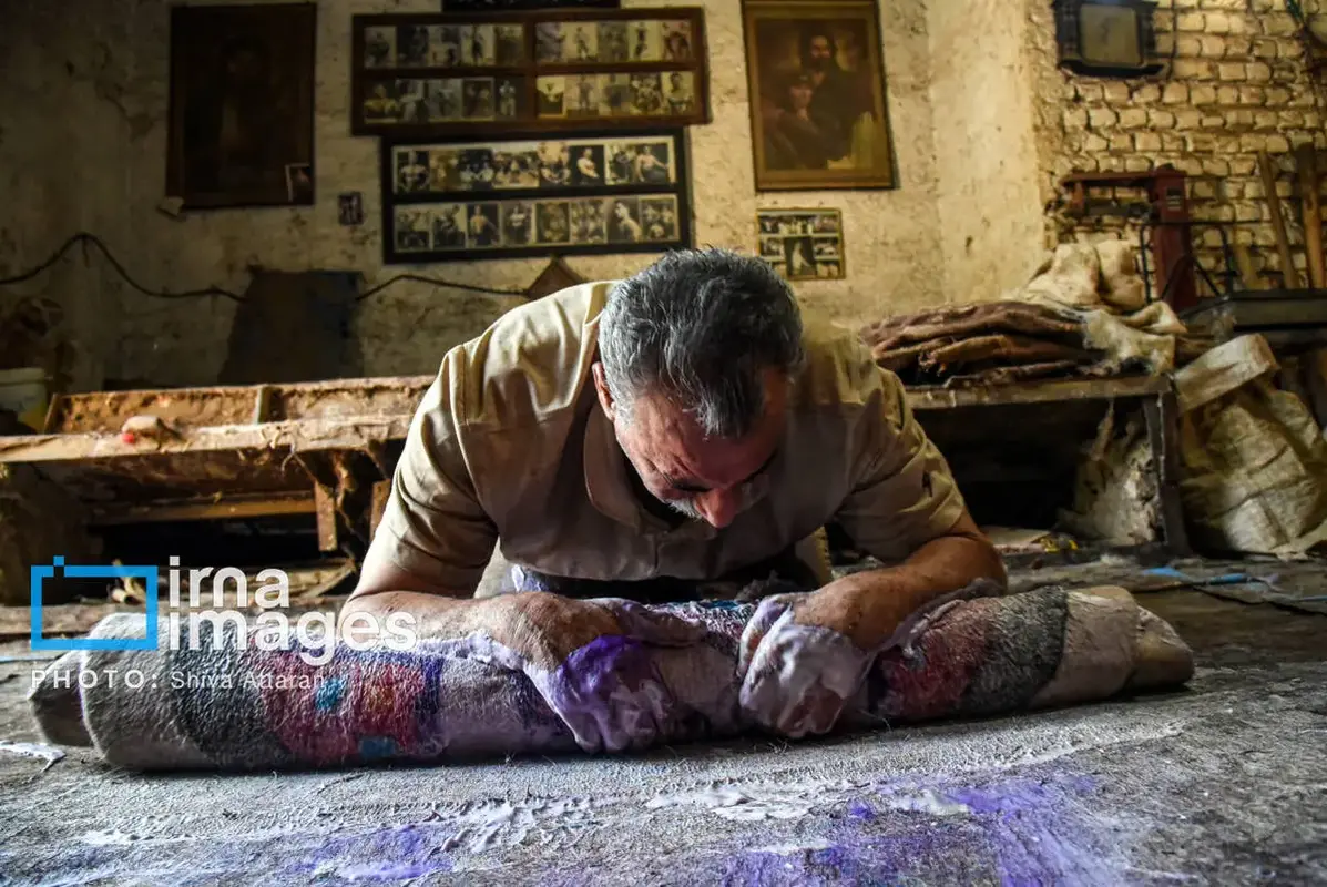 نمدمالی هنر کهن در غبار فراموشی