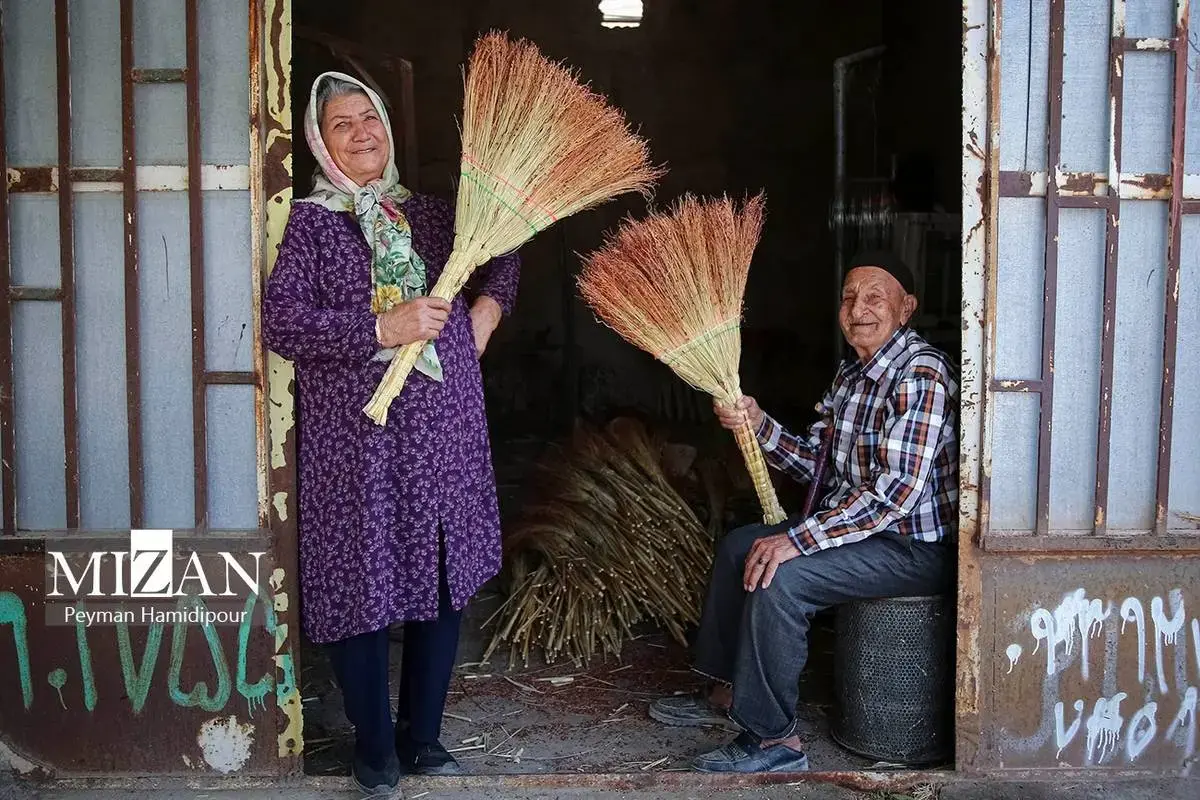 هنر ماندگار جاروبافی در خراسان شمالی