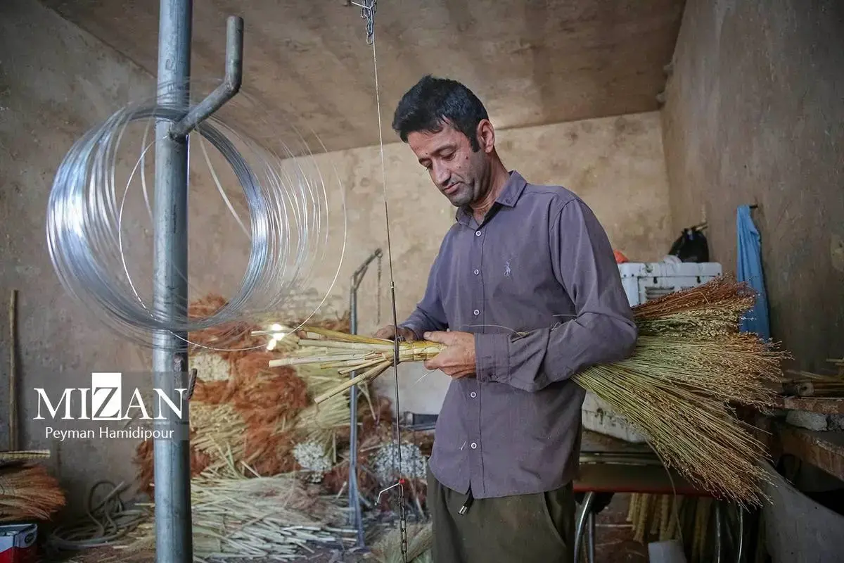 هنر ماندگار جاروبافی در خراسان شمالی