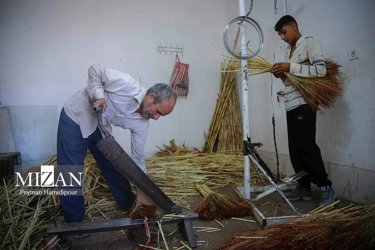 هنر ماندگار جاروبافی در خراسان شمالی