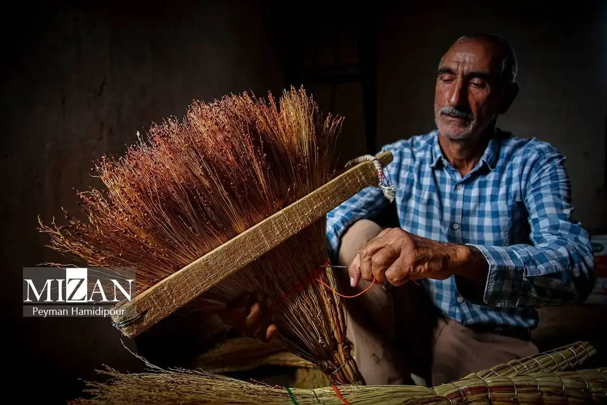 هنر ماندگار جاروبافی در خراسان شمالی