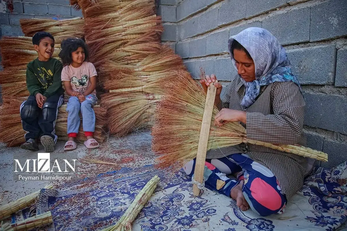 هنر ماندگار جاروبافی در خراسان شمالی