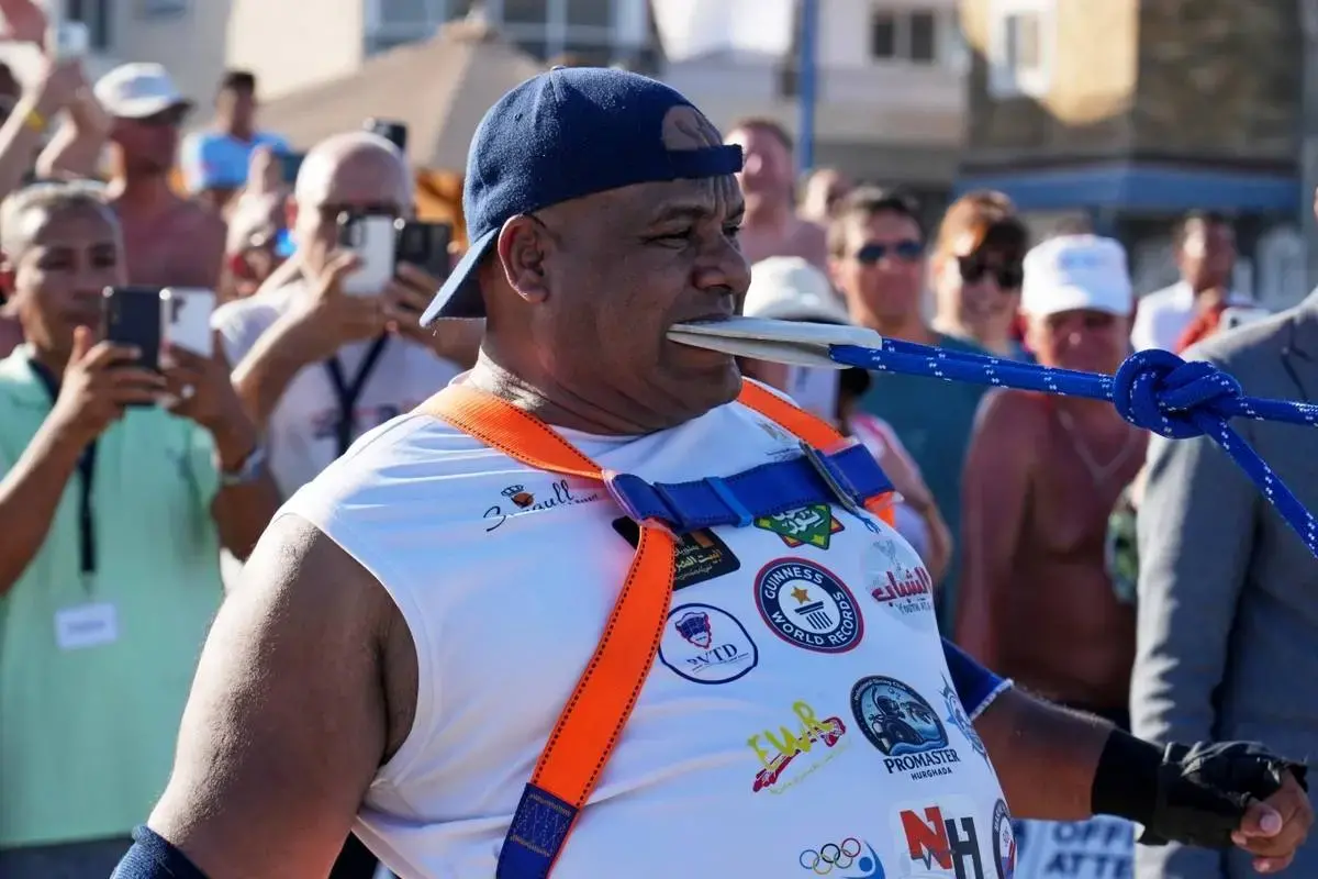 مرد آهنین مصر با نیروی شگفت‌انگیز