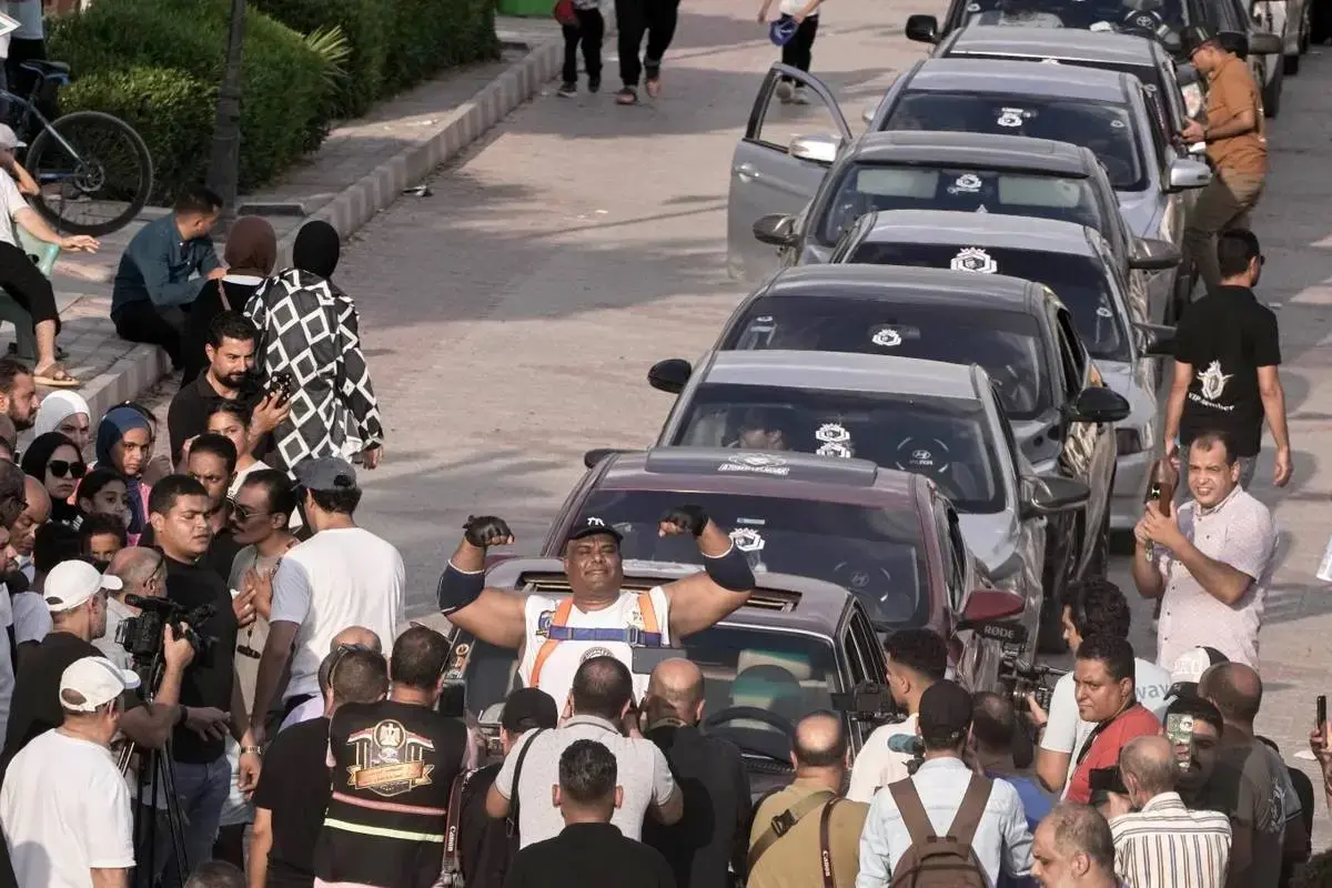 مرد آهنین مصر با نیروی شگفت‌انگیز