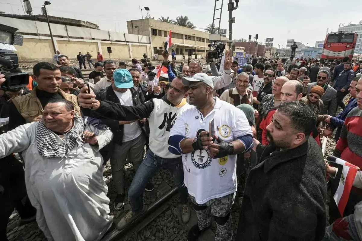 مرد آهنین مصر با نیروی شگفت‌انگیز