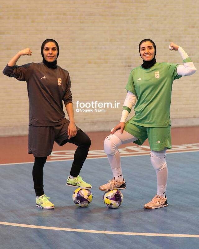 توپ جام جهانی زیر پای بانوان فوتسال ایران