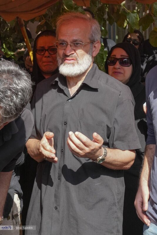 چهره‌های مشهور در مراسم خاکسپاری سعید مظفری