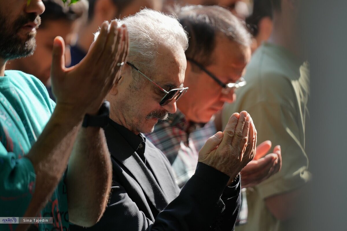 چهره‌های مشهور در مراسم خاکسپاری سعید مظفری