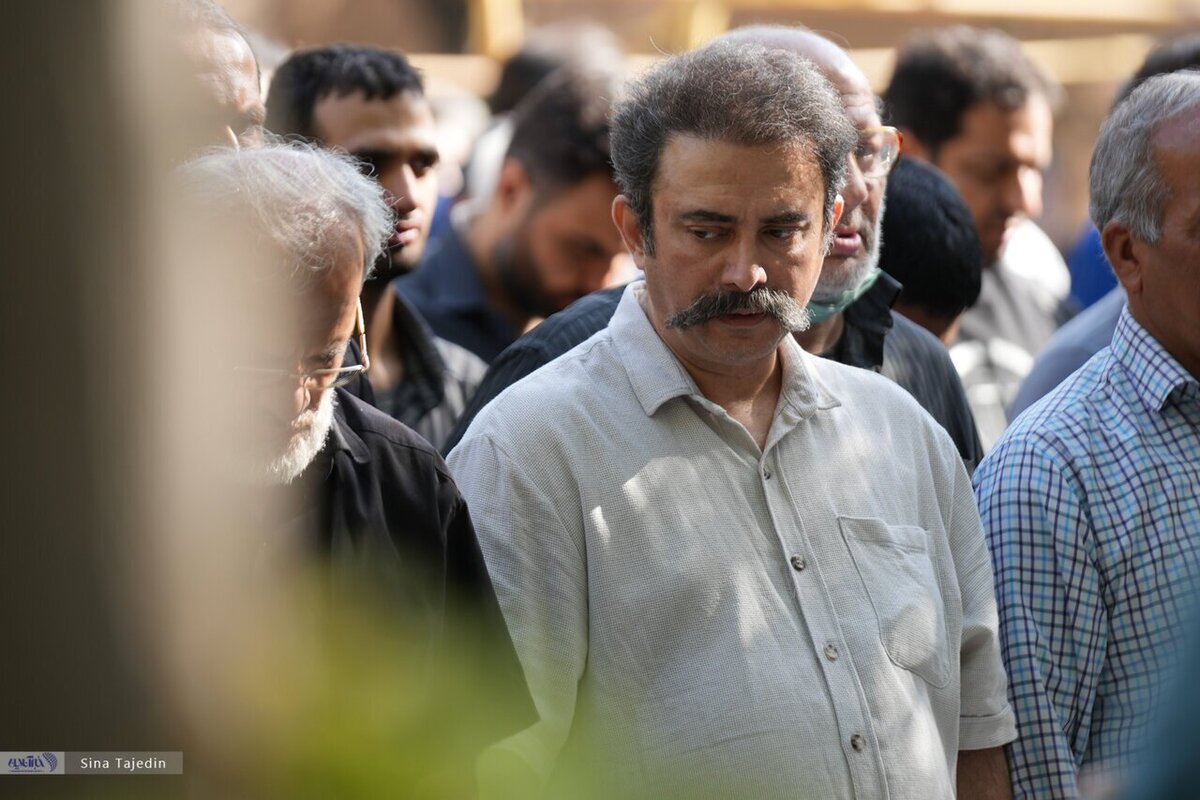 چهره‌های مشهور در مراسم خاکسپاری سعید مظفری