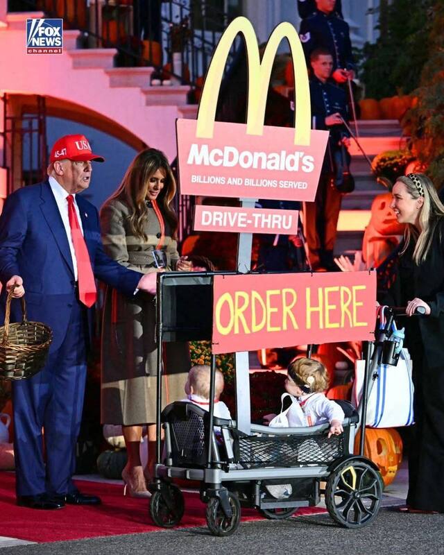 ترامپ و ملانیا میزبان هالووین در کاخ سفید