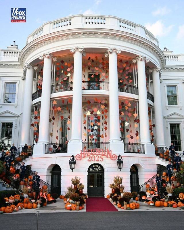 ترامپ و ملانیا میزبان هالووین در کاخ سفید