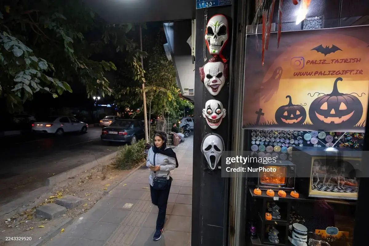 حال و هوای هالووین در خیابان‌های تهران