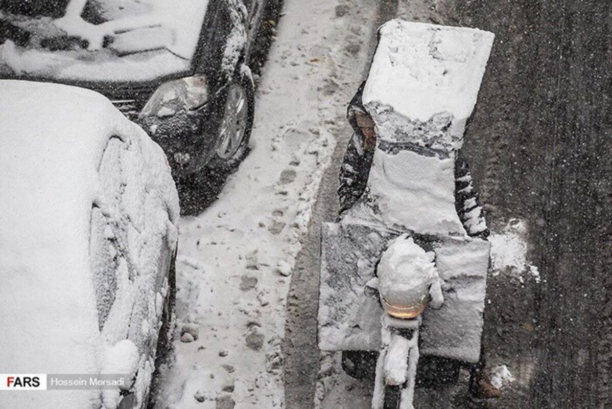 تصاویر باورنکردنی از آبان‌ماه پر از برف تهران