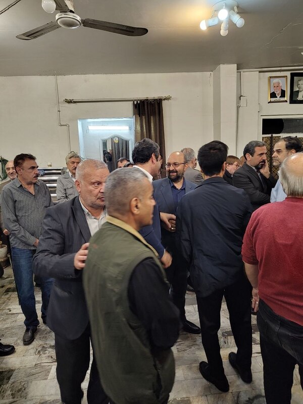 مراسم تشییع برادر سید مصطفی تاجزاده