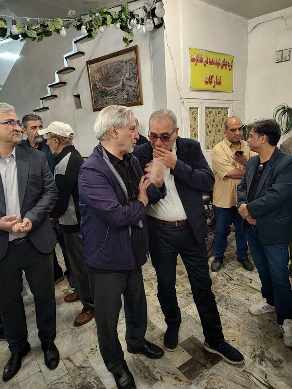 مراسم تشییع برادر سید مصطفی تاجزاده