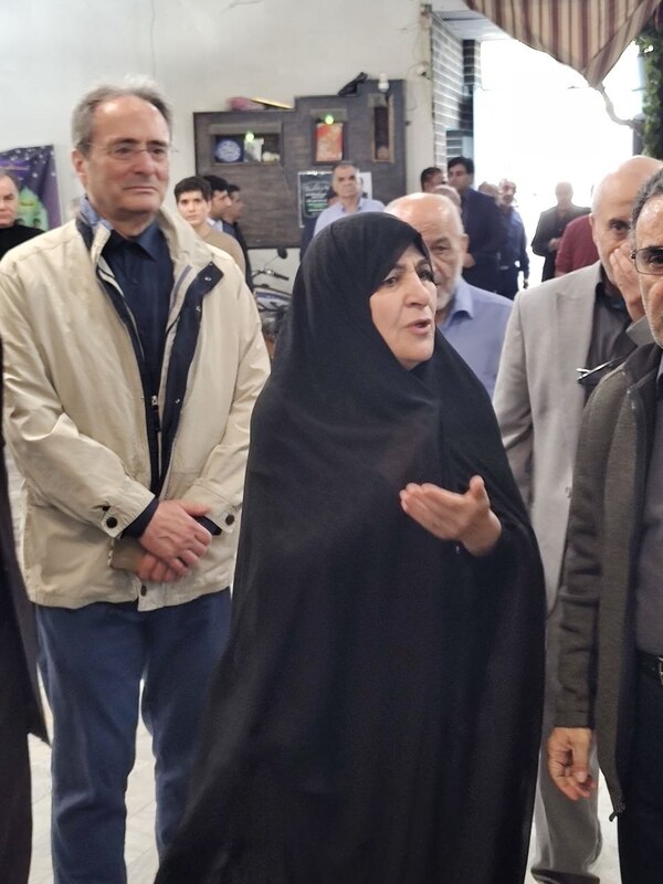 مراسم تشییع برادر سید مصطفی تاجزاده