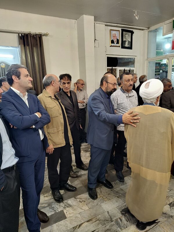 مراسم تشییع برادر سید مصطفی تاجزاده