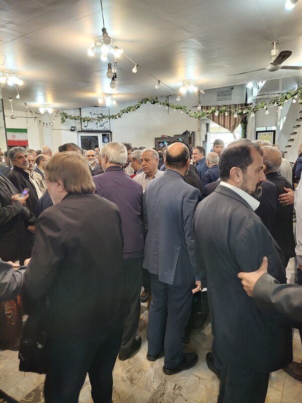 مراسم تشییع برادر سید مصطفی تاجزاده