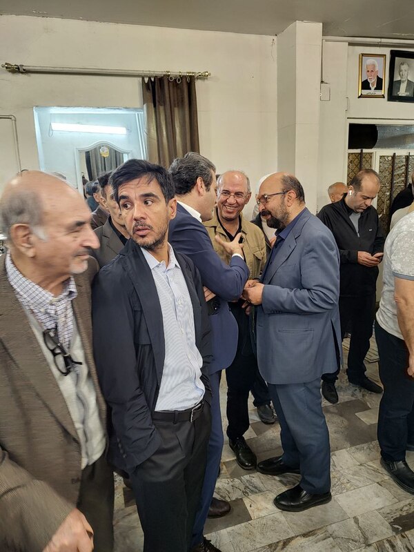 مراسم تشییع برادر سید مصطفی تاجزاده