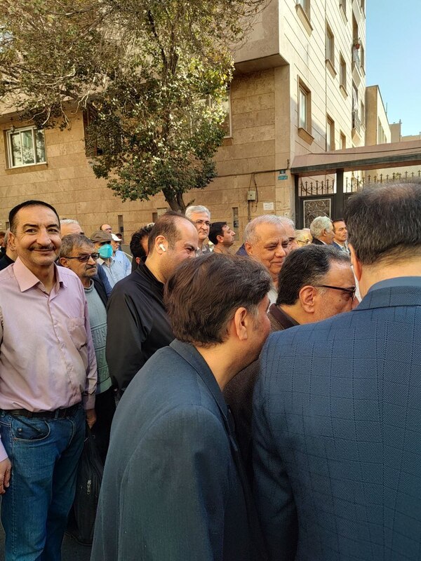 مراسم تشییع برادر سید مصطفی تاجزاده