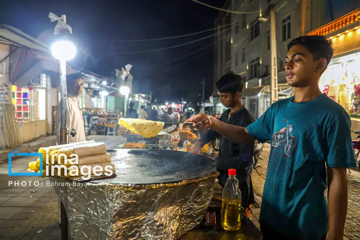 نقاشی طبیعت و فرهنگ بر بوم چابهار