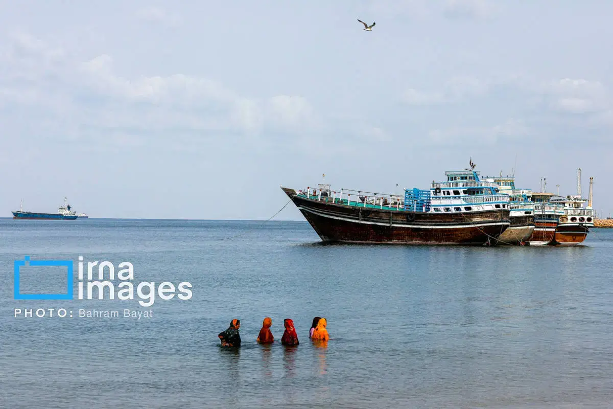 نقاشی طبیعت و فرهنگ بر بوم چابهار